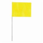 Irwin Strait-Line 2034205 Stake Flag, 2-1/2 in H x 3-1/2 in W, 21 in OAL, Yellow, Vinyl