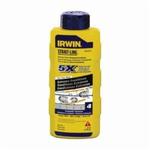 Irwin Strait-Line 4935518 Permanent Staining Marking Chalk, Indigo Blue, 6 oz, Squeeze Bottle