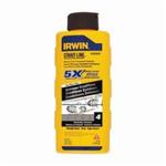 Irwin Strait-Line 4935520 Permanent Staining Marking Chalk, Midnight Black, 6 oz, Squeeze Bottle