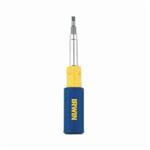 Irwin Vise-Grip 2051100 9-in-1 Multi-Bit Screwdriver, 9 Pieces, Ergonomic/ProTouch Grip Handle, S2 Steel