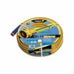 Jackson 4008200A Site Safe Medium Duty High Visibility Hose, 5/8 in Nominal, 100 ft L, Brass/PVC