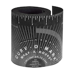 JACKSON SAFETY Curv-O-Mark Wrap-A-Round 14753 Large Flexible Pipe Marking Tool, 3 to 10 in Dia, Black