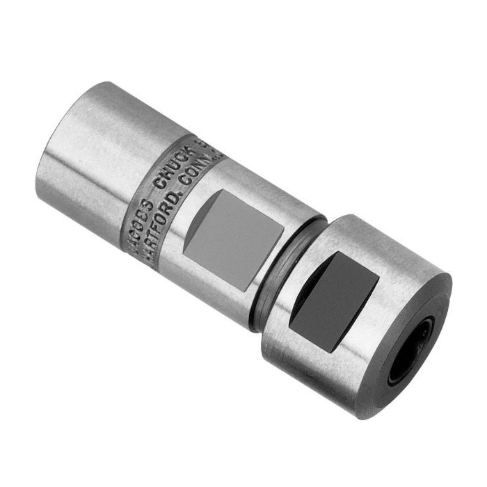Jacobs 9756 Die Grinder Chuck, For Use With Model 100-61 3/8-24 Mount Rubber-Flex Collets, 0.09 to 0.25 in Capacity, 3/4 in OD Sleeve, Threaded Mount