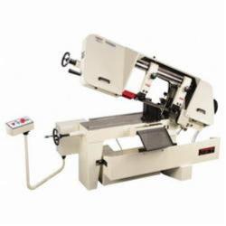 JET 414472 Horizontal Variable Speed Pulley Band Saw, 10 in Round, 6-1/2 x 11 in Rectangle 45 deg Capacity, 10 in Round, 10 x 10 in and 7 x 16 in Rectangle 90 deg Capacity, 1-1/2 hp, 115/230 VAC, 18/9 A, 100 to 350 sfpm Speed