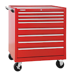 Kennedy 348XR K2000 Industrial Roller Cabinet, 33-1/8 in H x 34 in W x 20 in D, 18 ga THK