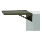 Kennedy DS1B Fold Away Cabinet Shelf, For Use With Industrial, Maintenance Pro and ProLine Roller Cabinets, 40 lb Load Capacity, Steel, Brown Wrinkle