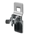 Kennedy 99833 Single Toolboard Spring Clip, Bright Zinc, For Use With VTC Series Toolboards, 3 lb Capacity, 1/2 in Dia, 3/8 in Hole, 1-1/2 in Hole Spacing, Steel, Silver