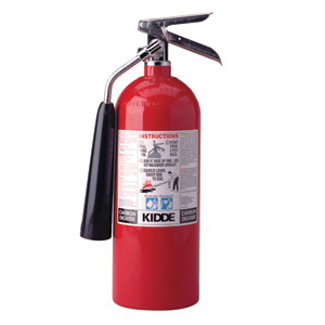 Kidde 466180 Rechargeable Fire Extinguisher With Wall Hook, Class: B/C, UL Rating: 5-B:C, Extinguishing Agent: Carbon Dioxide