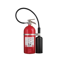 Kidde 466181 Rechargeable Fire Extinguisher With Wall Hook, Class: B/C, UL Rating: 10-B:C, Extinguishing Agent: Carbon Dioxide