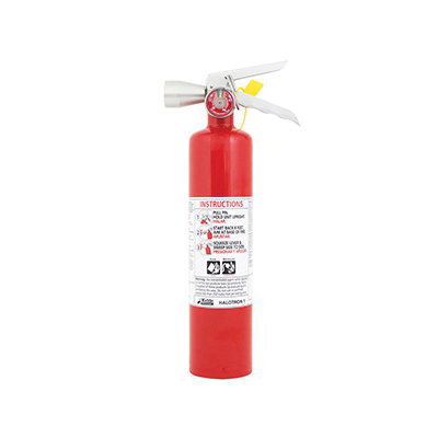 Kidde 466727 Rechargeable Fire Extinguisher With Wall Hook, Class: B/C, UL Rating: 2-B:C, Extinguishing Agent: Halotron