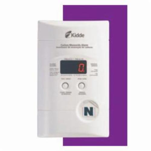 Kidde 900-0076-01 Carbon Monoxide Detector Alarm, Electrochemical Sensor, 9 VDC Battery, Digital LED Display, 85 dB