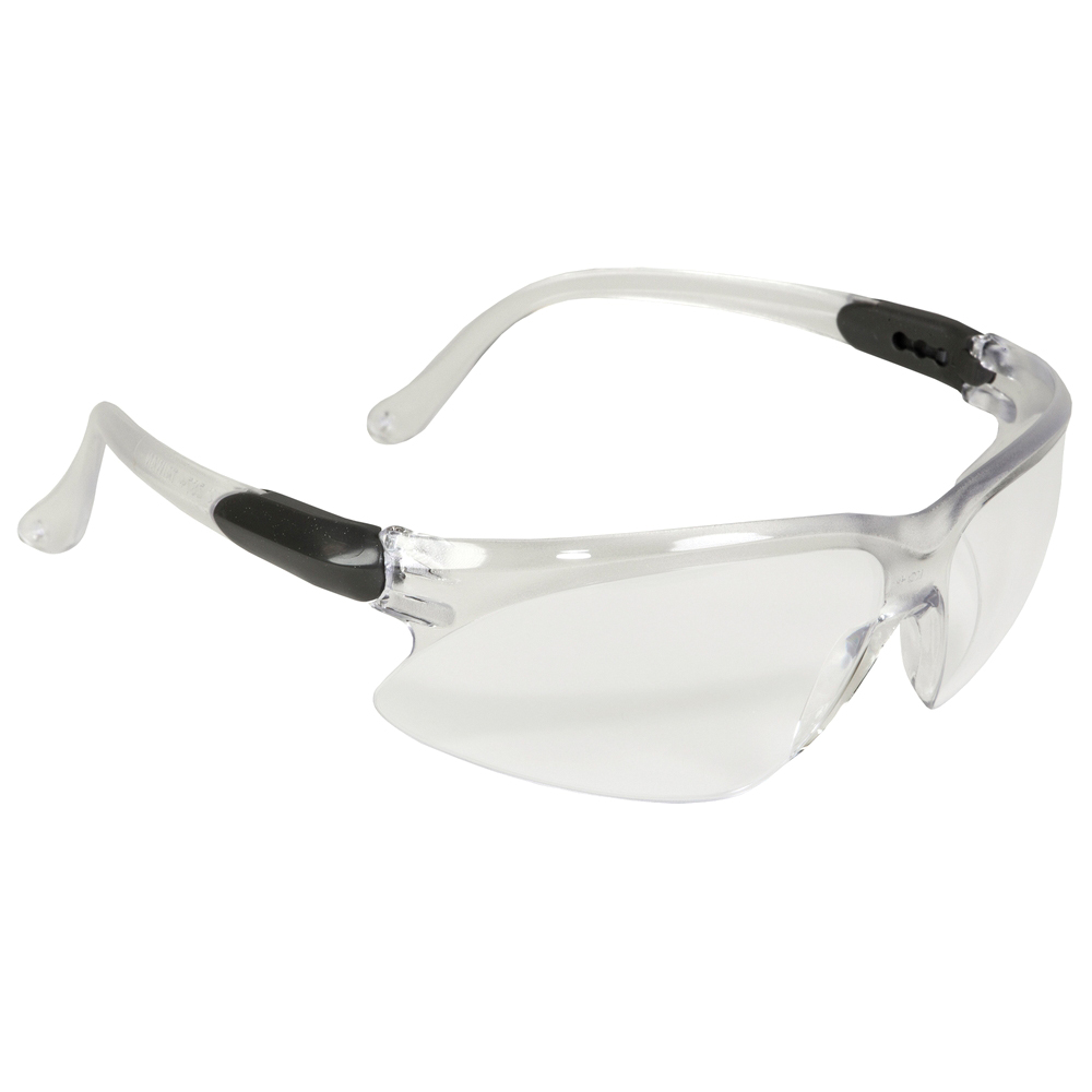KleenGuard 14471 V20 Visio Lightweight Safety Glasses, Anti-Fog, Clear Lens, Silver, Polycarbonate Frame, Polycarbonate Lens, ANSI Z87.1+2010, CSA Z94.3-2007