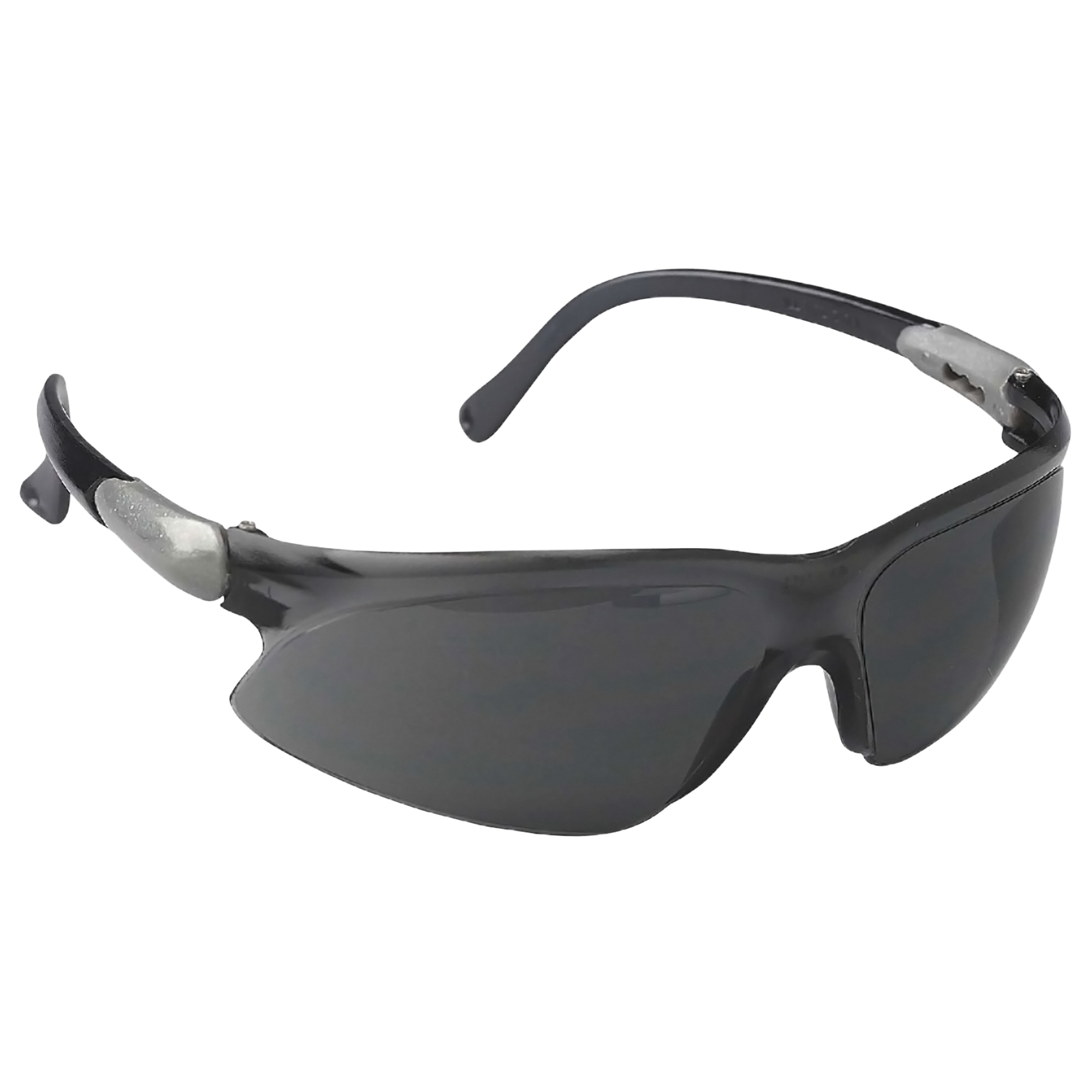 KleenGuard 14473 V20 Visio Lightweight Safety Glasses, Anti-Fog, Smoke Lens, Black/Silver, Polycarbonate Frame, Polycarbonate Lens, ANSI Z87.1+2010, CSA Z94.3-2007