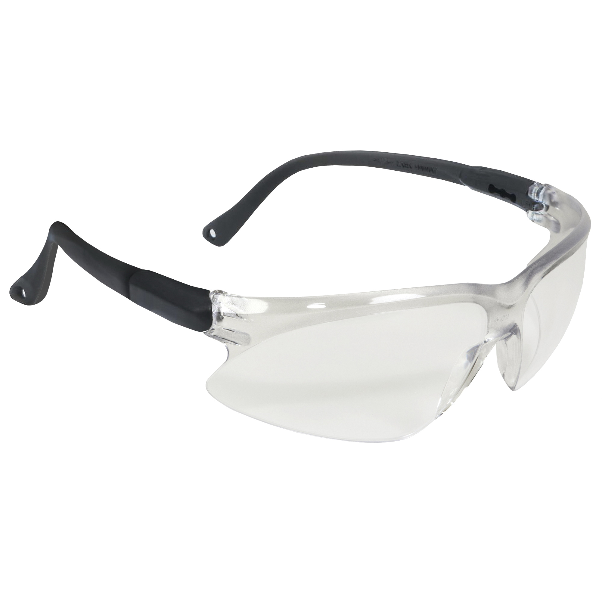 KleenGuard 14476 V20 Visio Lightweight Safety Glasses, Anti-Scratch, Indoor/Outdoor Lens, Black, Polycarbonate Frame, Polycarbonate Lens, ANSI Z87.1+2010, CSA Z94.3-2007