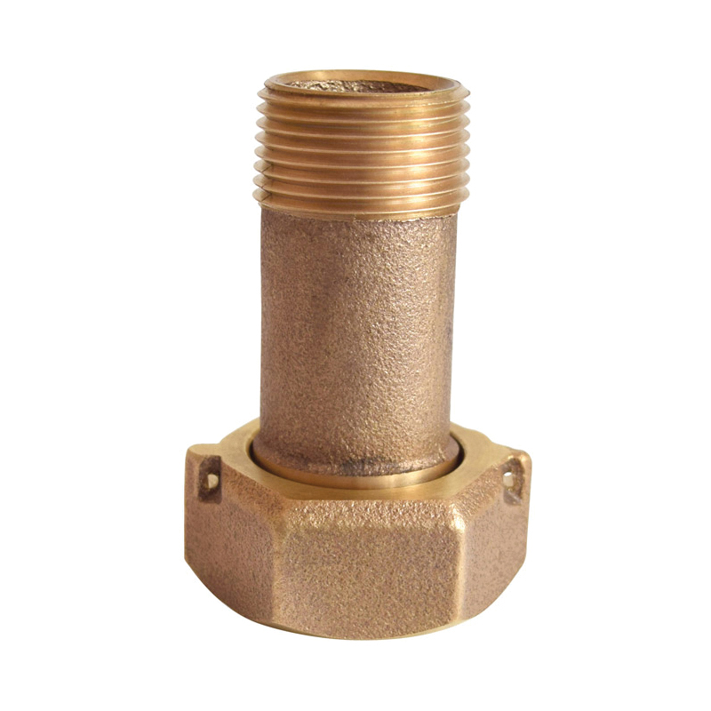 LEGEND 313-134NL T-4215 Meter Coupling, 3/4 in Nominal, MNPT x AWWA End Style, Bronze, Import