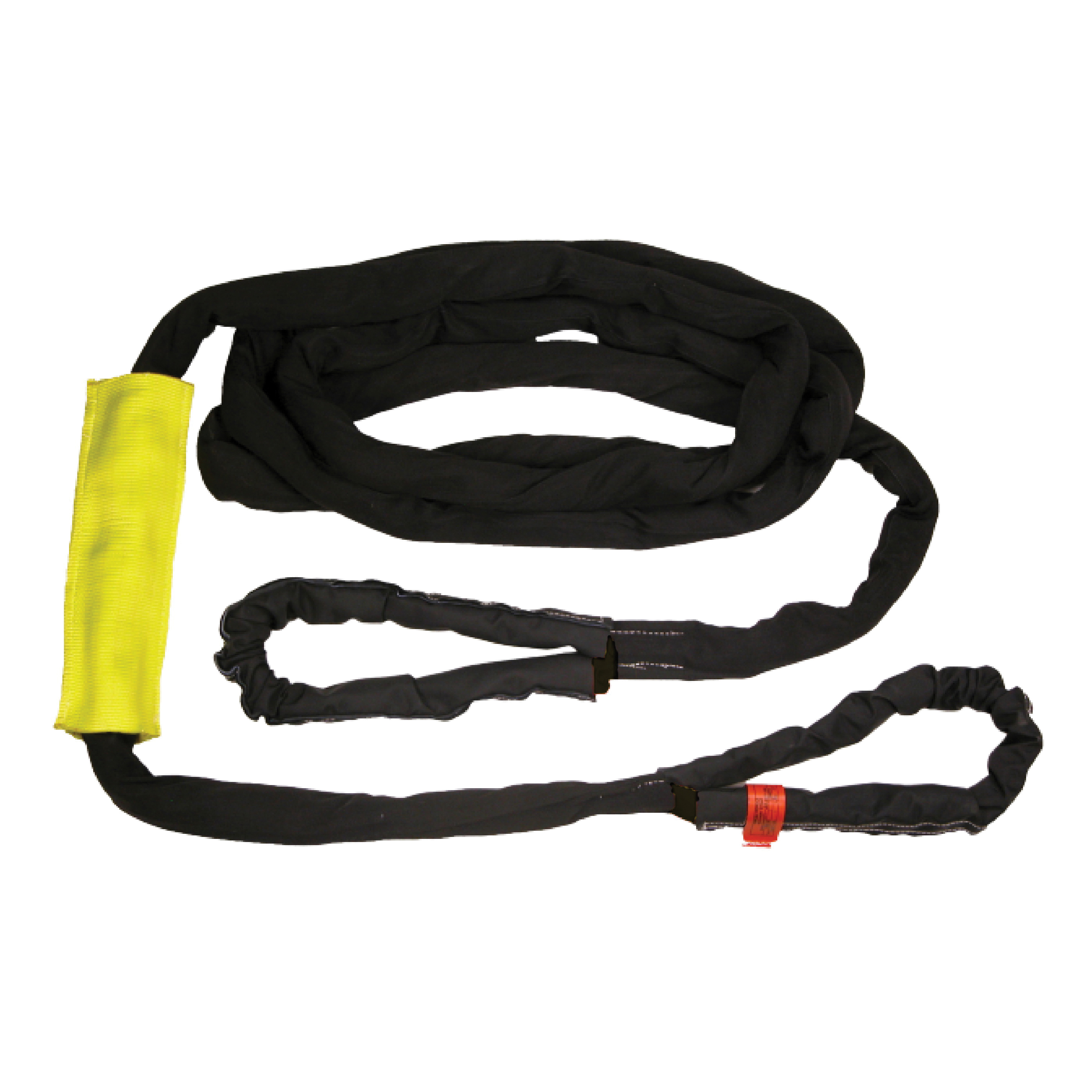 Lift-All TOW-ALL Tuflex TSEN1000X20 Tow Strap, 150000 lb Capacity, Eye and Eye Hook, 20 ft L, Polyester