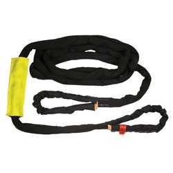 Lift-All TOW-ALL Tuflex TSEN120X20 Tow Strap, 17500 lb Capacity, Eye and Eye Hook, 20 ft L, Polyester
