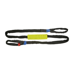 Lift-All TOW-ALL Tuflex TSEN240X20 Tow Strap, 35300 lb Capacity, Eye and Eye Hook, 20 ft L, Polyester