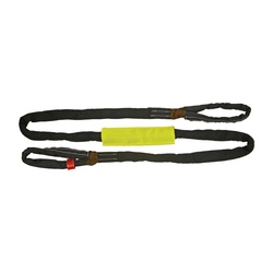 Lift-All TOW-ALL Tuflex TSEN600X20 Tow Strap, 83300 lb Capacity, Eye and Eye Hook, 20 ft L, Polyester
