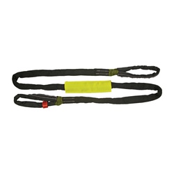 Lift-All TOW-ALL Tuflex TSEN800X20 Tow Strap, 110000 lb Capacity, Eye and Eye Hook, 20 ft L, Polyester