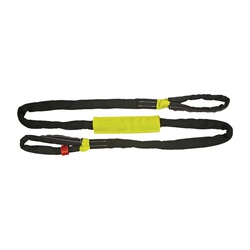Lift-All TOW-ALL Tuflex TSEN90X20 Tow Strap, 14000 lb Capacity, Eye and Eye Hook, 20 ft L, Polyester