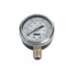 Lincoln 66100 Air Pressure Gauge, 0 to 200 psi, 1/4 in MNPT Connection, 2 in Dial