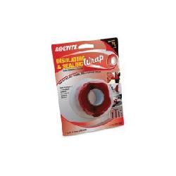 Loctite 1212164 SI 5075 1-Part High Temperature Insulating and Sealing Wrap, 10 ft L x 1 in W, 0.5 mm THK, Silicon, Red, Domestic