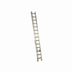 Louisville AE3228 AE3200 Multi-Section Extension Ladder, 28 ft OAL, 250 lb Load, 12 in Adjustable Increments, Aluminum, Type I