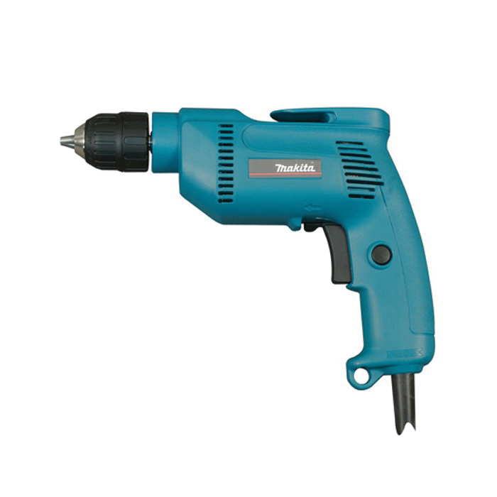 Makita 6408K Entry Level General Purpose Reversible Electric Drill, 3/8 in Keyless Chuck, 120 VAC, 0 to 2500 rpm Speed, 10-1/4 in OAL