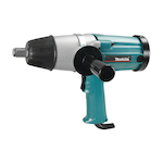 Makita 6906 Corded High Torque Impact Wrench With Friction Ring Anvil, 3/4 in Square Drive, 1600 bpm, 588 N-m Torque, 115 VAC, 12-7/8 in OAL