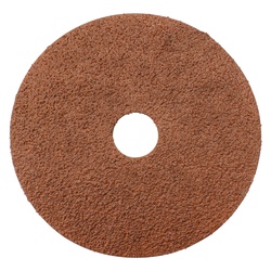 Makita 742073-A-5 Resin Fiber Sanding Disc, 5 in Dia Disc, 7/8 in Center Hole, A36 Grit, Aluminum Oxide Abrasive