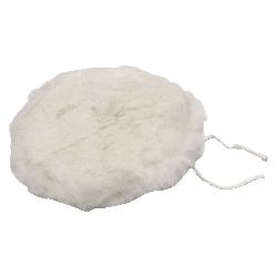 Makita 794176-0 Tie-On Polishing Bonnet, 7 in OAD, Wool Bonnet