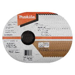 Makita A-96051-10 Flat Heavy Duty Depressed Center Grinding Wheel, 9 in Dia x 1/4 in THK, 7/8 in Center Hole, WA36O-BF Grit, Aluminum Oxide Abrasive