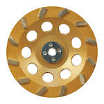 Makita A-96198 Low-Vibration Double Row Segmented Diamond Cup Wheel, 4-1/2 in Dia