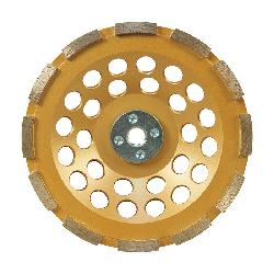 Makita A-96207 Low-Vibration Single Row Segmented Diamond Cup Wheel, 7 in Dia