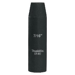 Makita A-96241 Deep Well Impact Socket, 1/2 in Square Drive, 7/16 in, 6 Points