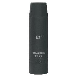 Makita A-96257 Deep Well Impact Socket, 1/2 in Square Drive, 1/2 in, 6 Points