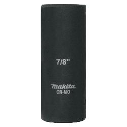 Makita A-96316 Deep Well Impact Socket, 1/2 in Square Drive, 7/8 in, 6 Points