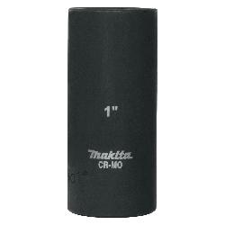 Makita A-96338 Deep Well Impact Socket, 1/2 in Square Drive, 1 in, 6 Points