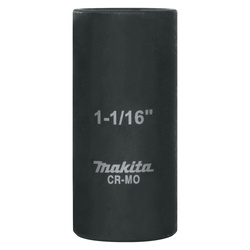 Makita A-96344 Deep Well Impact Socket, 1/2 in Square Drive, 1-1/16 in, 6 Points