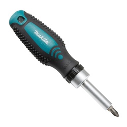 Makita D-58849 Ratcheting Screwdriver, 1 in Range, Ergonomic Grip Handle