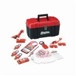 Master Lock 1457E410KA Electrical Personal Safety Lockout Kit, 24 Pieces