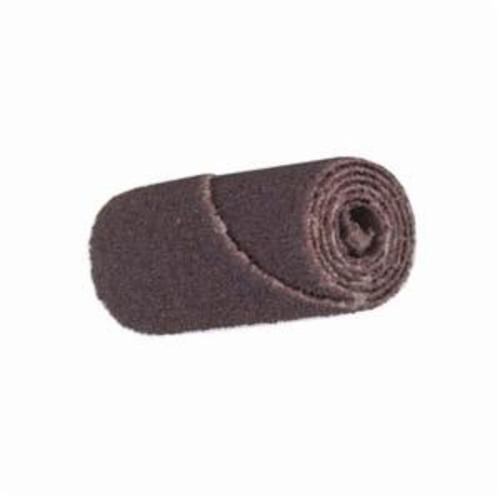 Merit 08834180480 Straight Half Glued Coated Cartridge Roll, 3/4 in Dia x 1-1/2 in OAL, 3/16 in Pilot Hole, 120 Grit, Aluminum Oxide Abrasive