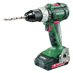 metabo 602316520 Ultra-M Brushless Cordless Hammer Drill/Driver Kit With Coolant Through, 1/16 to 1/2 in Keyless Chuck, 18 VDC, Lithium-Ion Battery