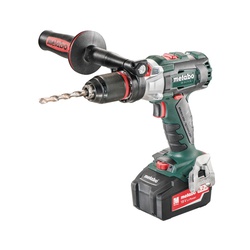 metabo 602352520 Ultra-M Brushless Cordless Hammer Drill/Driver Kit With Coolant Through, 1/16 to 1/2 in Keyless Chuck, 18 VDC, Lithium-Ion Battery