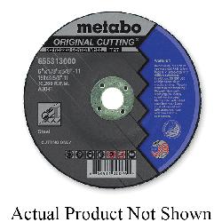 metabo 655300000 Original Cutting General Purpose Depressed Center Wheel With Hub, 7 in Dia x 1/8 in THK, A30R Grit, Aluminum Oxide Abrasive
