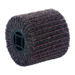 metabo 623484000 Flap Wheel, 4 in Dia Wheel, 4 in W Face, 1/8 in Dia Shank, P80 Grit, Coarse Grade, Aluminum Oxide Abrasive
