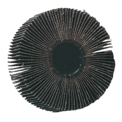 metabo 655377000 Standard Flap Wheel, 3 in Dia Wheel, 1 in W Face, 1/4 in Dia Shank, A60 Grit, Very Fine Grade, Aluminum Oxide Abrasive