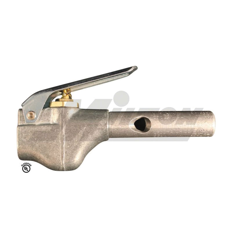 Milton 132 100 Blow Gun, Extended/Volume Safety Tip, 150 psi Working, 4-5/8 in L Tube, 1/4 in NPT Inlet Thread, Zinc Alloy, Domestic
