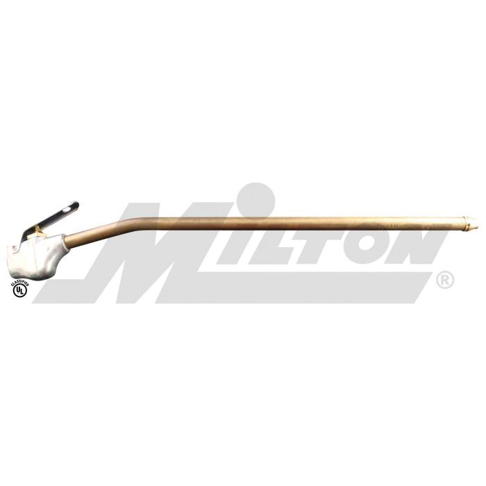 Milton 134 Safety Blow Gun Extension With Extension, 1/4 in NPT Air Inlet, Zinc Alloy